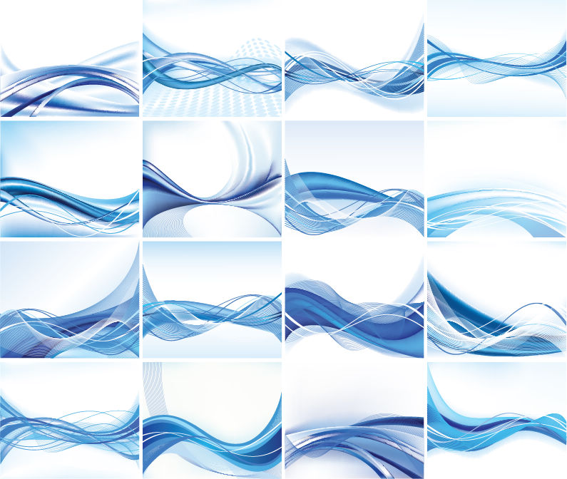 free vector Abstract Vector Background Set